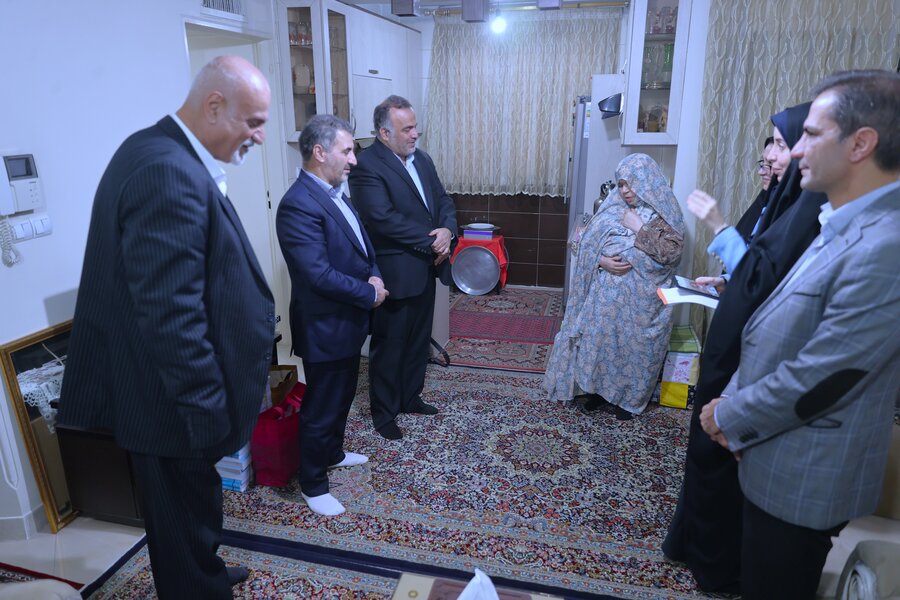 بازدید از منزل فرزانه حبوطی فرد دارای معلولیت