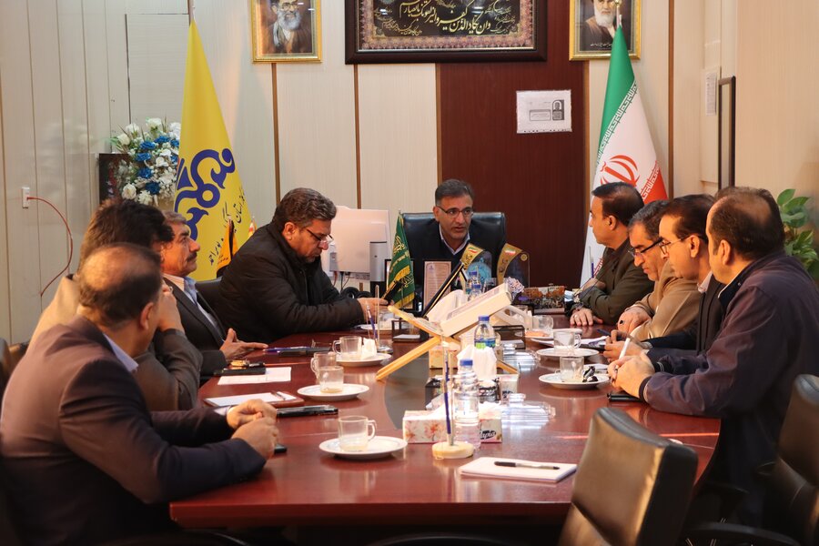 نشست مشترک شرکت گاز، کمیته امداد و بهزیستی استان کهگیلویه و بویراحمد با محوریت بهینه‌سازی مصرف گاز و ارتقای فرهنگ مصرف