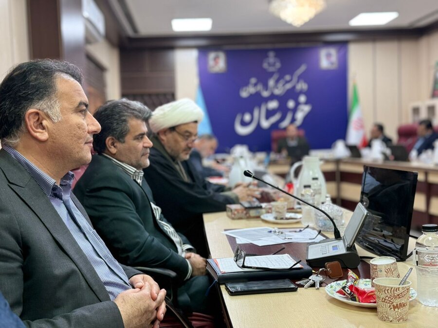 جلسه ساماندهی آسیب‌های اجتماعی با تأکید بر توسعه مشارکت‌های مردمی در دادگستری خوزستان برگزار شد