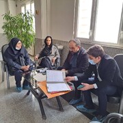 بهارستان | بازدید معاون توانبخشی، مسئول حراست و مسئول بازرسی از مرکز سالمندان ماوا