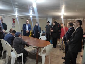 بازدید فرماندار و مسئولان از مراکز روزانه توانبخشی بهزیستی امیدیه
