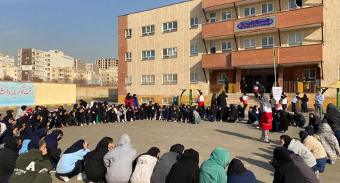 فردیس | برگزاری مانور زلزله و ایمنی در مدارس فردیس