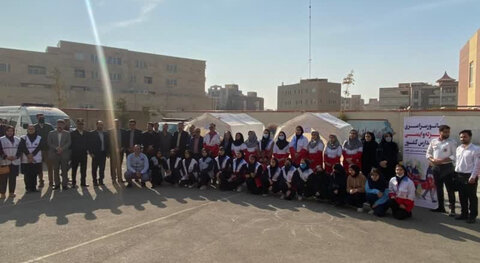 فردیس | برگزاری مانور زلزله و ایمنی در مدارس فردیس