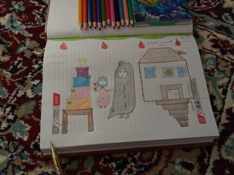 گزارش تصویری ا آثار برگزیده و ارسالی مسابقه نقاشی به مناسبت رروز جهانی افراد دارای معلولیت