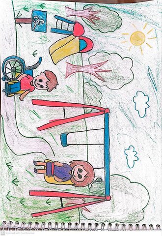 گزارش تصویری ا آثار برگزیده و ارسالی مسابقه نقاشی به مناسبت رروز جهانی افراد دارای معلولیت