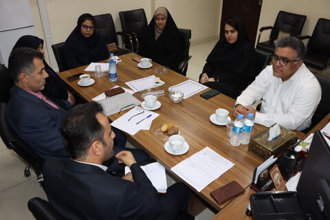 نشست مشترک بهزیستی و نهضت سوادآموزی خوزستان