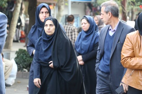 گردهمایی ویلچرسواران در پیاده‌راه فرهنگی رشت