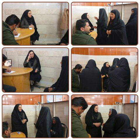 دیدار رئیس اداره بهزیستی شهرستان سربیشه با مددجویان به مناسبت هفته جهانی معلولین