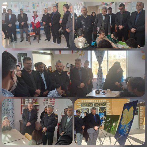 دیدار فرماندار شهرستان فردوس از مراکز توانبخشی روزانه بهزیستی بمناسبت هفته جهانی معلولین