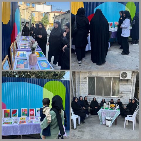 بندرگز | درخشش هنر مددجویان در نمایشگاه نقاشی مرکز توانبخشی نهال به مناسبت هفته جهانی معلولین