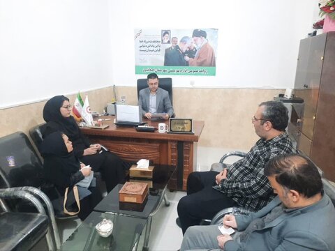 اصلاندوز|برگزاری جلسه پیگیری تفاهم نامه با نهضت سواد آموزی در اداره بهزیستی شهرستان اصلاندوز