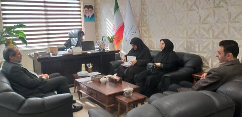 تنکابن | دیدار رئیس اداره بهزیستی تنکابن با فرماندار ویژه شهرستان به مناسبت هفته افراد دارای معلولیت