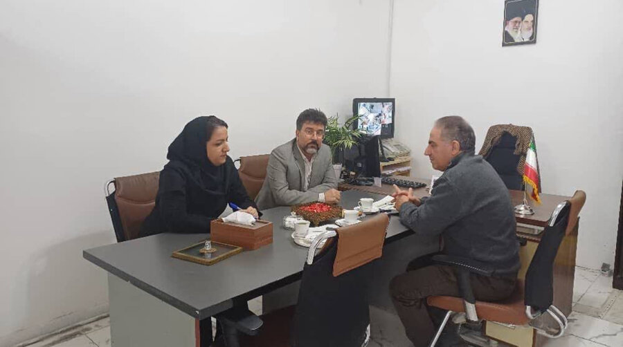 فردیس | بازدید رئیس بهزیستی از مرکز توانبخشی نگهداری معلولین ذهنی روزانه سپیده 