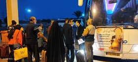 سفر معنوی چهل خانواده تحت پوشش بهزیستی استان بوشهر به مشهد مقدس؛ بدرقه مسئولین بهزیستی در آستانه هفته  گرامی داشت افراد دارای معلولیت
