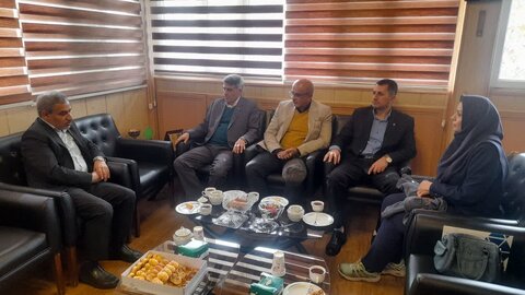 دیدار مدیرکل اداره پست با مدیرکل بهزیستی استان کردستان