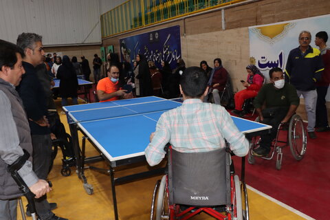 گزارش تصویری ا برگزاری جشنواره ورزشی ویژه توانیابان  به مناسبت روز جهانی معلولین در اراک