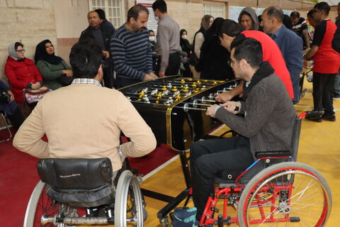 گزارش تصویری ا برگزاری جشنواره ورزشی ویژه توانیابان  به مناسبت روز جهانی معلولین در اراک
