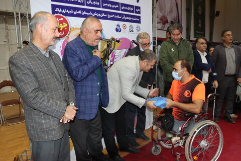 گزارش تصویری ا برگزاری جشنواره ورزشی ویژه توانیابان  به مناسبت روز جهانی معلولین در اراک