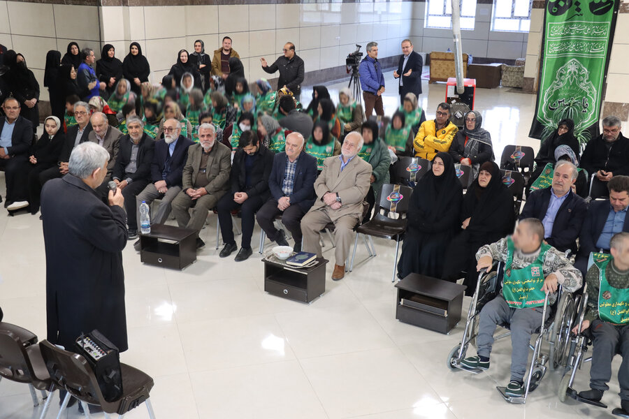 اعزام ۶۰ نفر از توان یابان مرکز توانبخشی حضرت ابوالفضل(ع) اردبیل به مشهد مقدس به مناسبت هفته بزرگداشت افراد دارای معلولیت