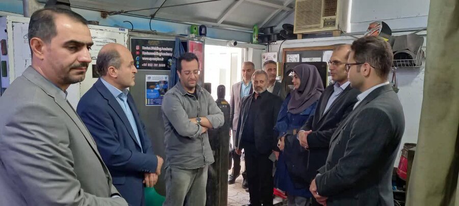 بازدید مدیرکل بهزیستی گیلان از دانشکده توسعه فناوری و کارآفرینی دانشگاه آزاد اسلامی رشت