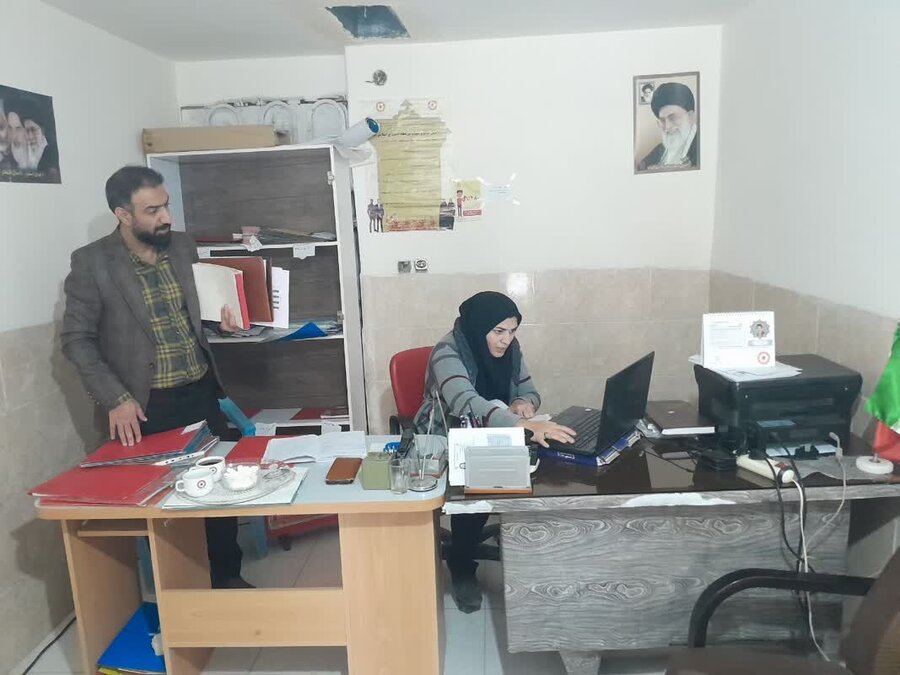 بازدید مسئول دفتر بازرسی بهزیستی استان از نمایندگی بهزیستی و مراکز مثبت زندگی شهداد و اندوهجرد