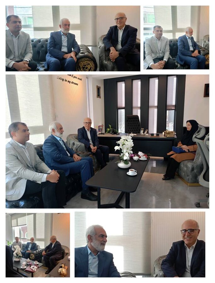 اداره کل/دیدار دکتر گازرانی مدیرکل بهزیستی با خیرین