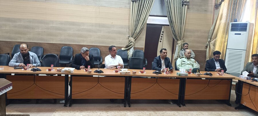 نشست کمیته هماهنگی مبارزه با مواد مخدر در فرمانداری سراوان