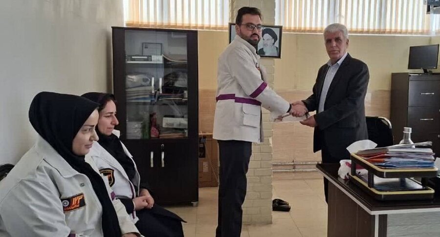 تقدیر از کارکنان اورژانس اجتماعی به مناسبت هفته معلولین