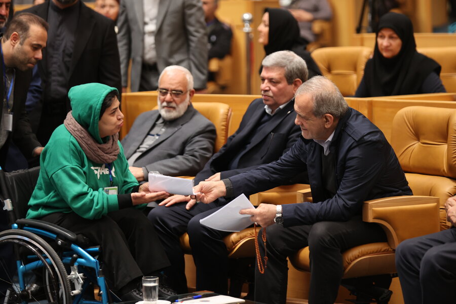 روز جهانی افراد دارای معلولیت با حضور رئیس جمهور (سالن اجلاس )