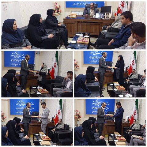 مراسم تجلیل از کارکنان موفق و جدیدالاستخدام معلول در اداره بهزیستی و آموزش و پرورش شهرستان چالدران