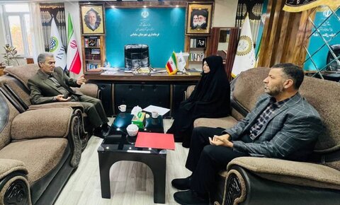 دیدار رئیس بهزیستی با فرماندار سلماس با محوریت خدمات حمایتی