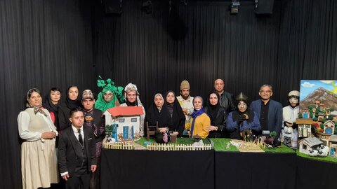 اجرای تئاتر «راز گل نسا» با حضور مدیرکل بهزیستی قزوین