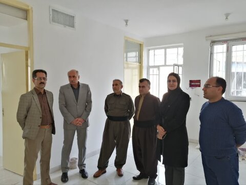 بازدید معاونین سلامت اجتماعی و پشتیبانی بهزیستی کردستان از اداره بهزیستی مریوان