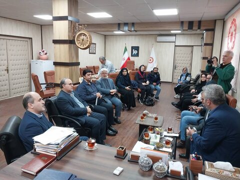 بازدید اعضای شورای شهر رشت از روند راه‌اندازی سالن تمرین تئاتر معلولین در بهزیستی