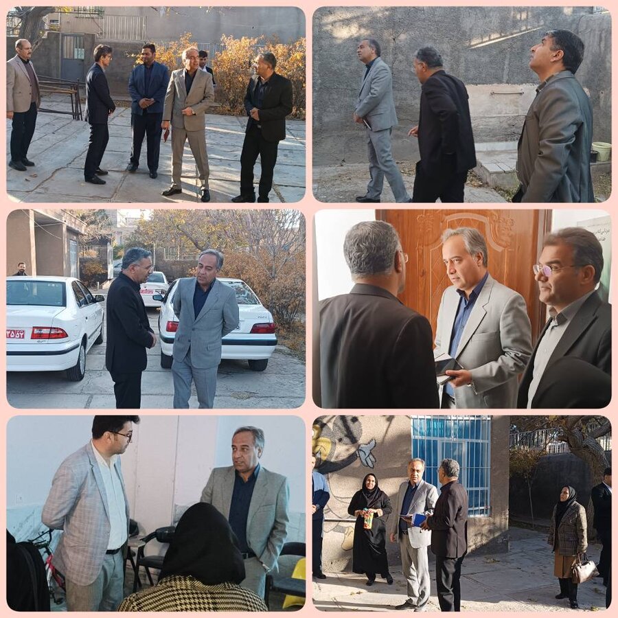 حضور معاون توسعه مدیریت و منابع بهزیستی خراسان جنوبی در شهرستان درمیان 