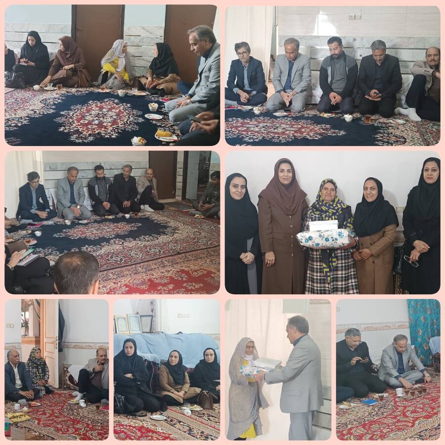 درمیان/دیدار و تکریم بازنشستگان بهزیستی شهرستان 
