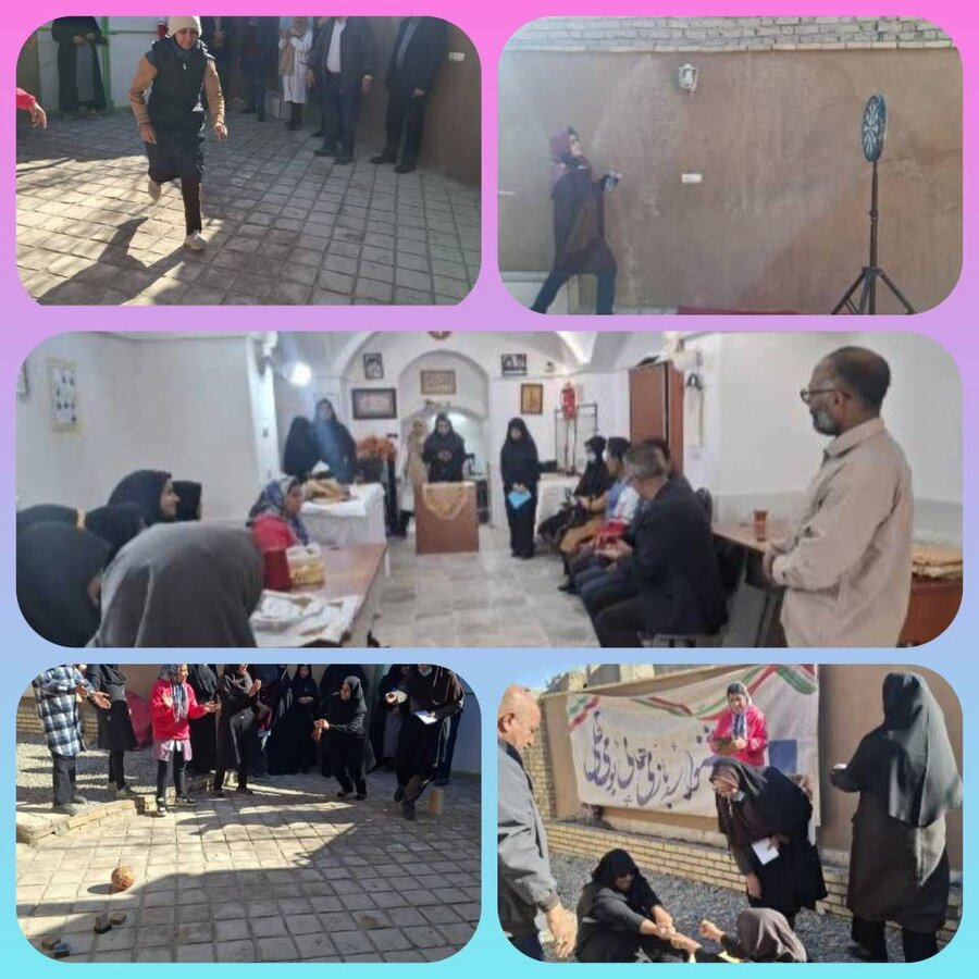 خوسف/برگزاری برنامه ورزش‌های بومی محلی