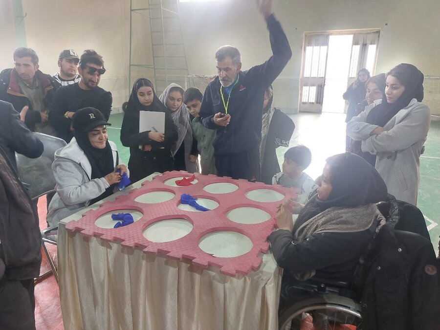 برگزاری مسابقات ورزشی بومی محلی در بهزیستی ارومیه