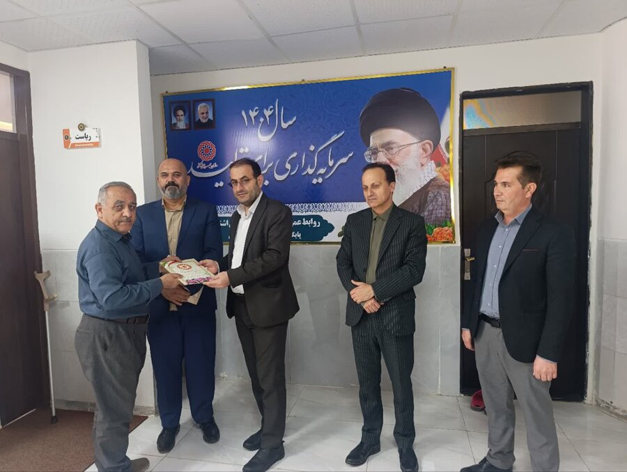 تقدیر فرماندار و رئیس بهزیستی اشنویه از کارشناس توانبخشی، مددکار و رئیس انجمن معلولین