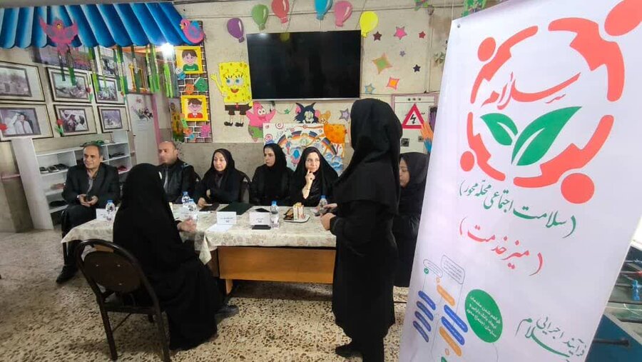 برگزاری میزخدمت طرح سلام در محله باغ دبیر