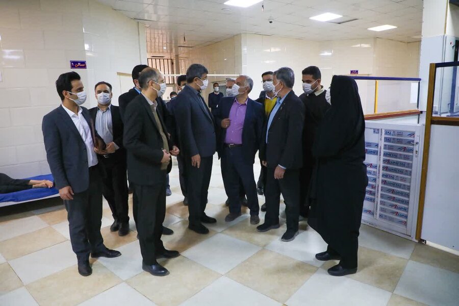 ✅حضور استاندار یزد در مرکز خیریه نگهداری از معلولین ذهنی و بیماران اعصاب و روان “محبت” شهرستان میبد