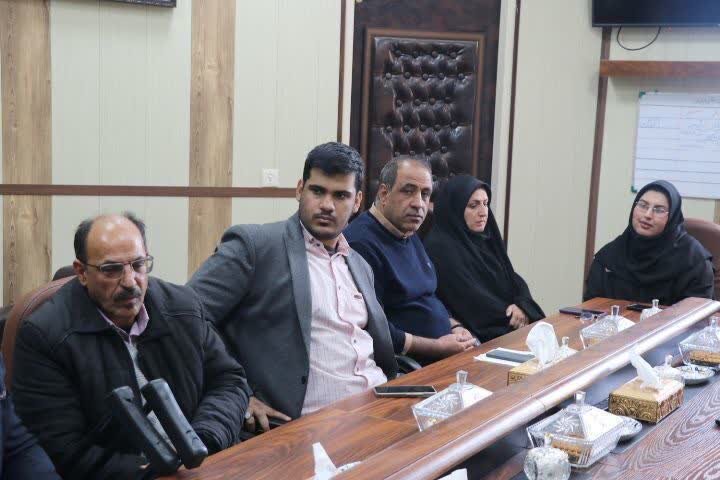 دیدار فرهیختگان و نخبگان معلول با فرماندار شهرستان زارچ 