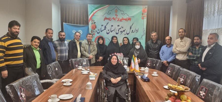 تجلیل از همکاران دارای معلولیت بهزیستی گلستان با حضور مدیرکل