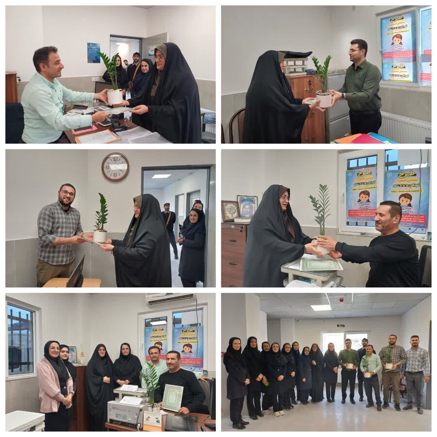 بندرگز | بهزیستی بندرگز کارکنان دارای معلولیت را مورد تقدیر قرار داد