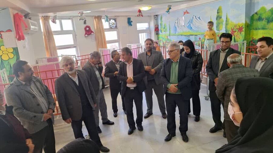 حضور مسئولان بیجار در مرکز توانبخشی ۲۲ بهمن