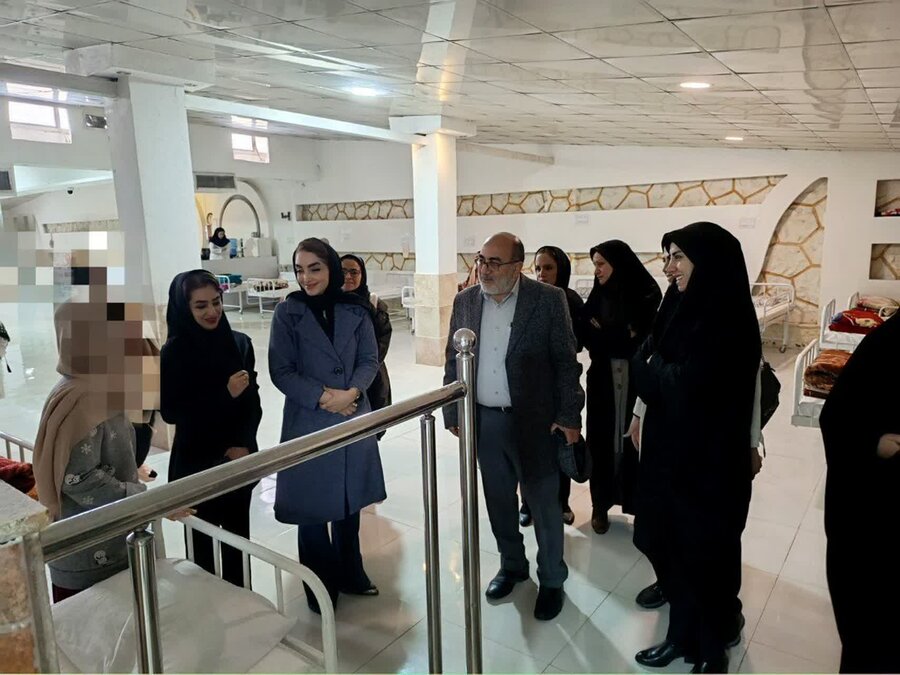 بازدید فرماندار از مرکز نگهداری افراد با معلولیت اعصاب و روان "بستر آسایش خورشید" شهرستان چهارباغ
