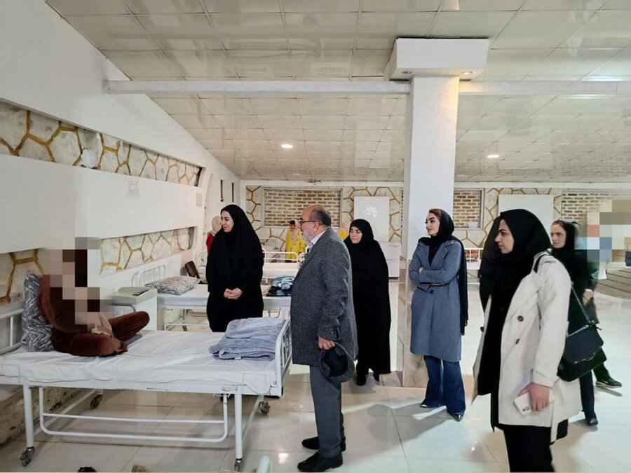 بازدید فرماندار از مرکز نگهداری افراد با معلولیت اعصاب و روان "بستر آسایش خورشید" شهرستان چهارباغ