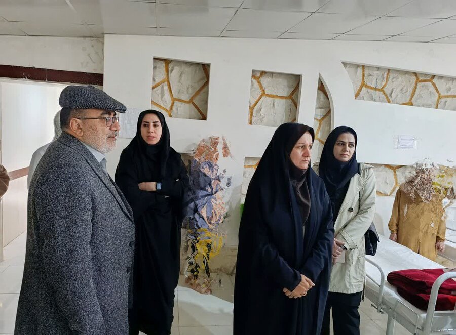 بازدید فرماندار از مرکز نگهداری افراد با معلولیت اعصاب و روان "بستر آسایش خورشید" شهرستان چهارباغ