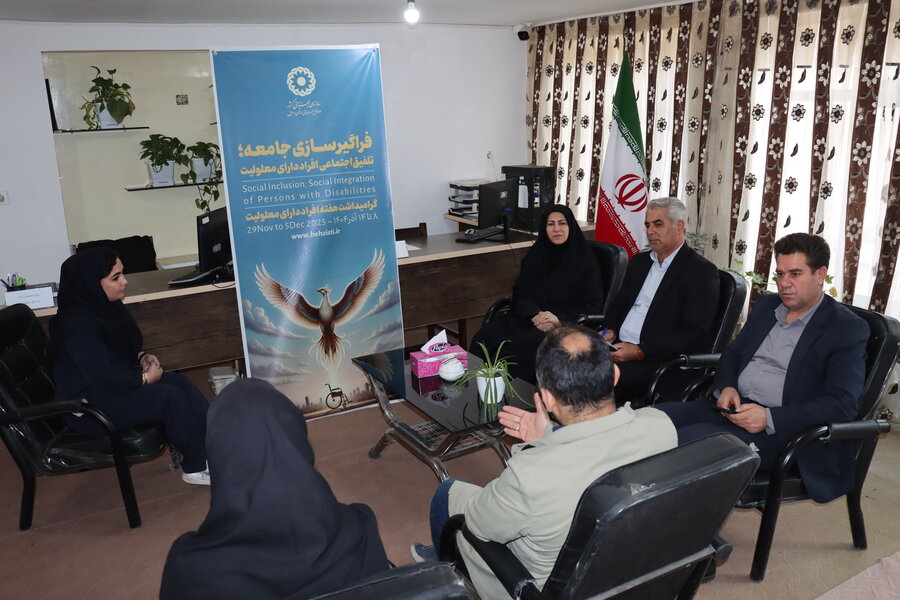 حضور مدیرکل بهزیستی استان اردبیل در انجمن معلولان جسمی‌–حرکتی به مناسبت هفته معلولین