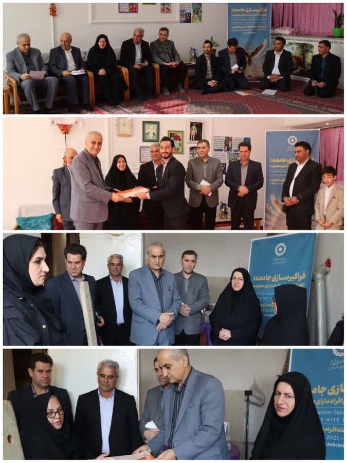 دیدار مدیرکل بهزیستی اردبیل با توان یابان موفق